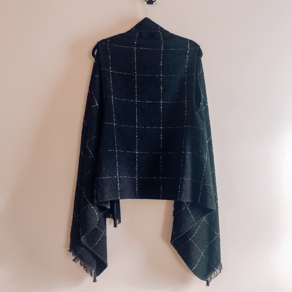 Plaid Blanket Vest